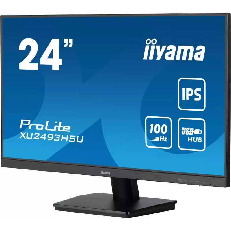 iiyama ProLite XU2493HSU-B7 Computer Monitor 60,5 cm (23,8 Zoll) 1920 x 1080 Pixel Full HD LED Schwarz