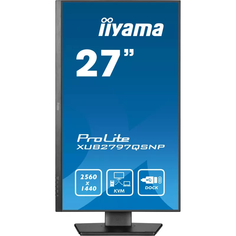 iiyama ProLite XUB2797QSNP-B1 Computer Monitor 68,6 cm (27 Zoll) 2560 x 1440 Pixel Quad HD LED Schwarz