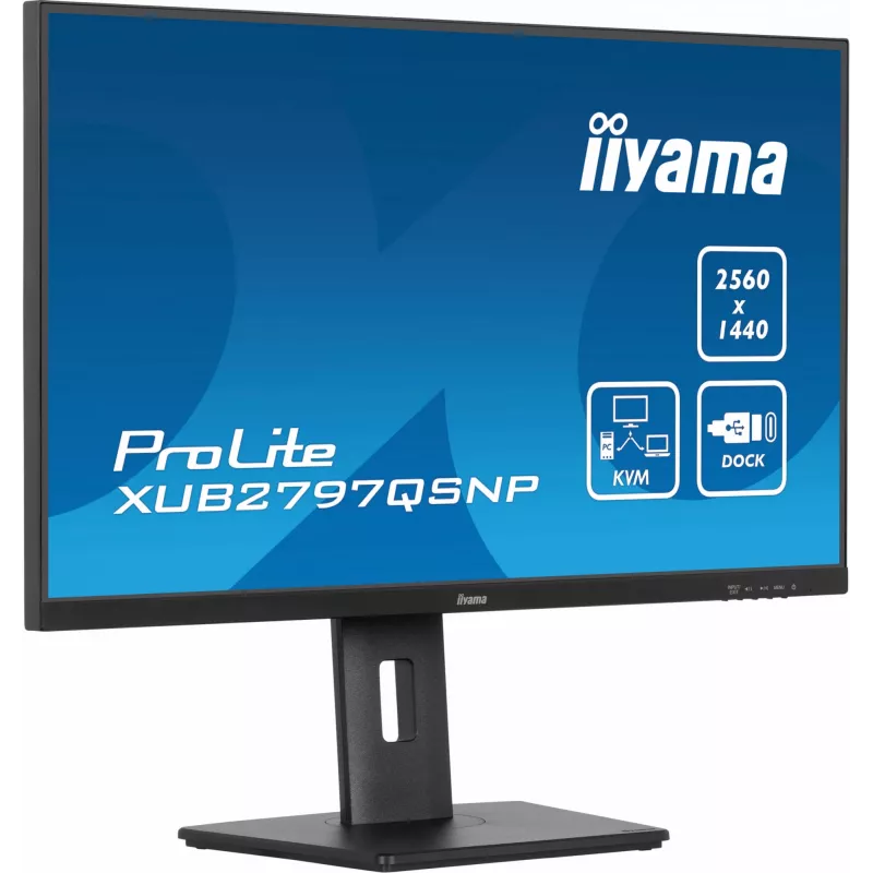 iiyama ProLite XUB2797QSNP-B1 Computer Monitor 68,6 cm (27 Zoll) 2560 x 1440 Pixel Quad HD LED Schwarz