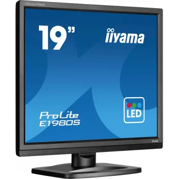 iiyama ProLite E1980S-B1 Computer Monitor 48,3 cm (19 Zoll) 1280 x 1024 Pixel VGA LED Schwarz