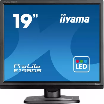 iiyama ProLite E1980S-B1 Computer Monitor 48,3 cm (19 Zoll) 1280 x 1024 Pixel VGA LED Schwarz