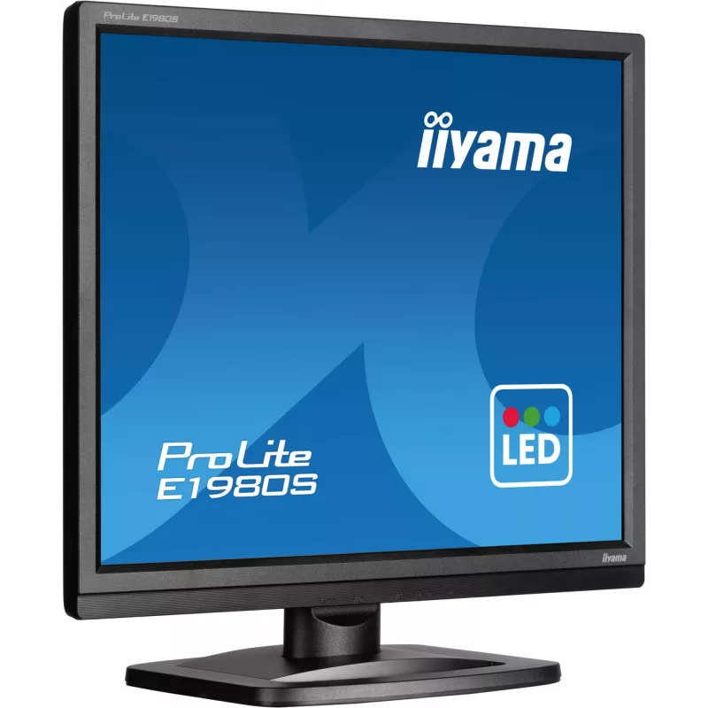 iiyama ProLite E1980S-B1 Computer Monitor 48,3 cm (19 Zoll) 1280 x 1024 Pixel VGA LED Schwarz
