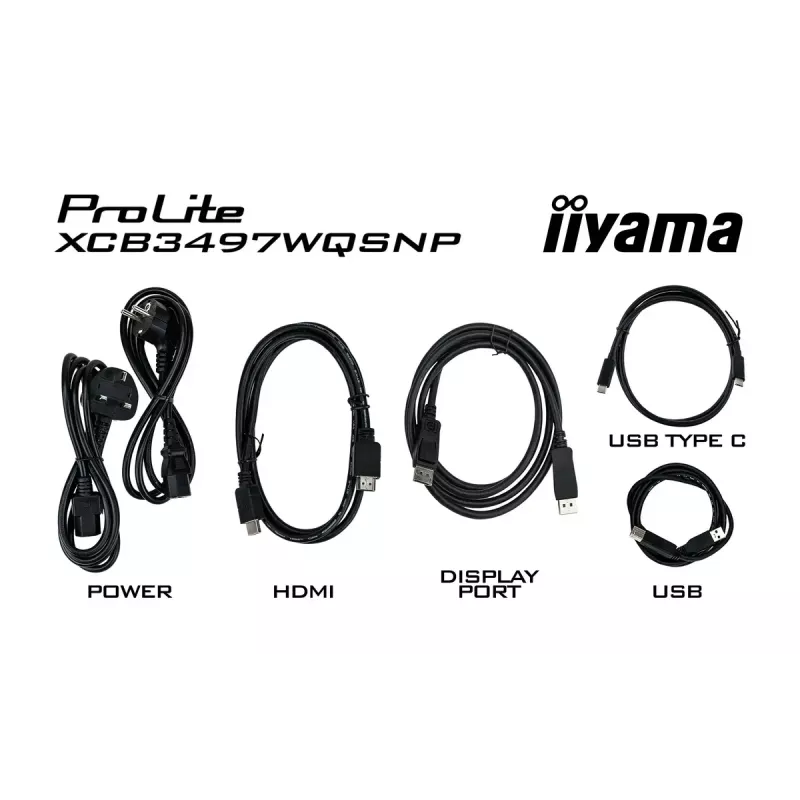 iiyama ProLite XCB3497WQSNP-B1 Computer Monitor 86,4 cm (34 Zoll) 3440 x 1440 Pixel UltraWide Quad HD LED Schwarz