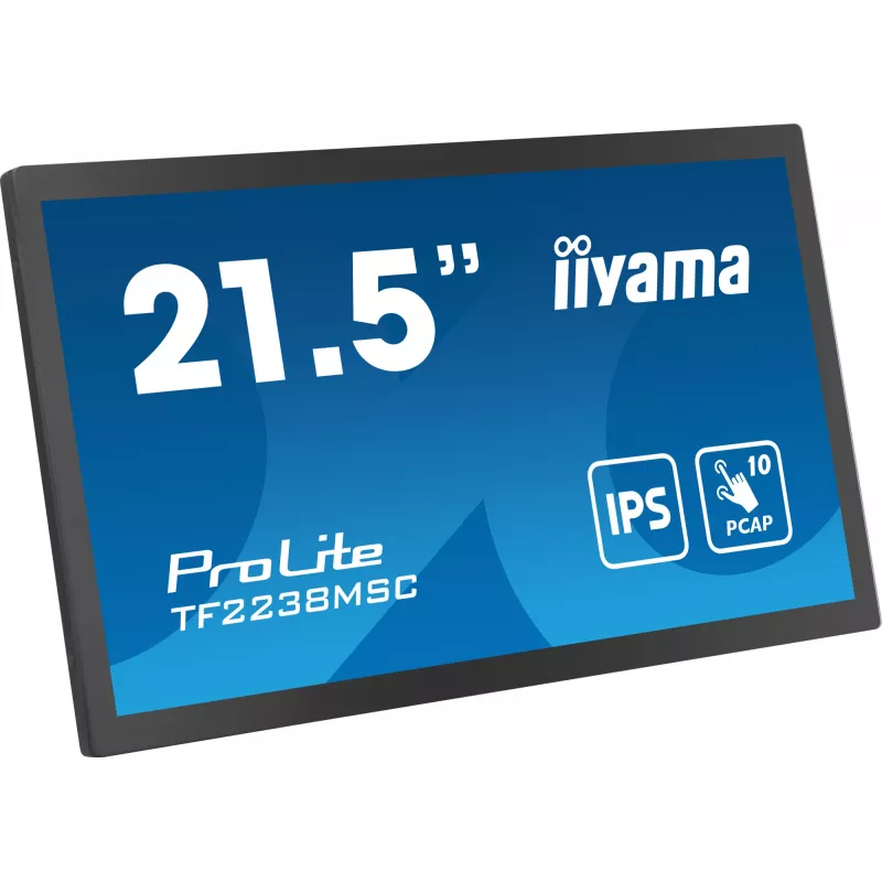 iiyama TF2238MSC-B1 Computer Monitor 53,3 cm (21 Zoll) 1920 x 1080 Pixel Full HD LED Touchscreen Schwarz