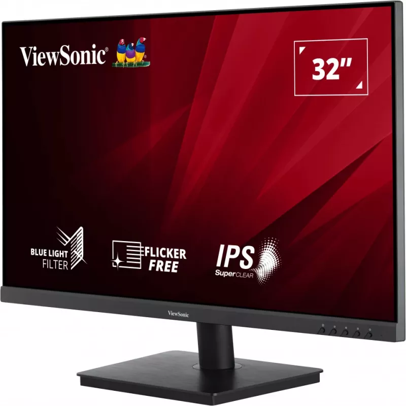 Viewsonic VA VA3209-2K-MHD Computer Monitor 81,3 cm (32 Zoll) 2560 x 1440 Pixel Quad HD Schwarz