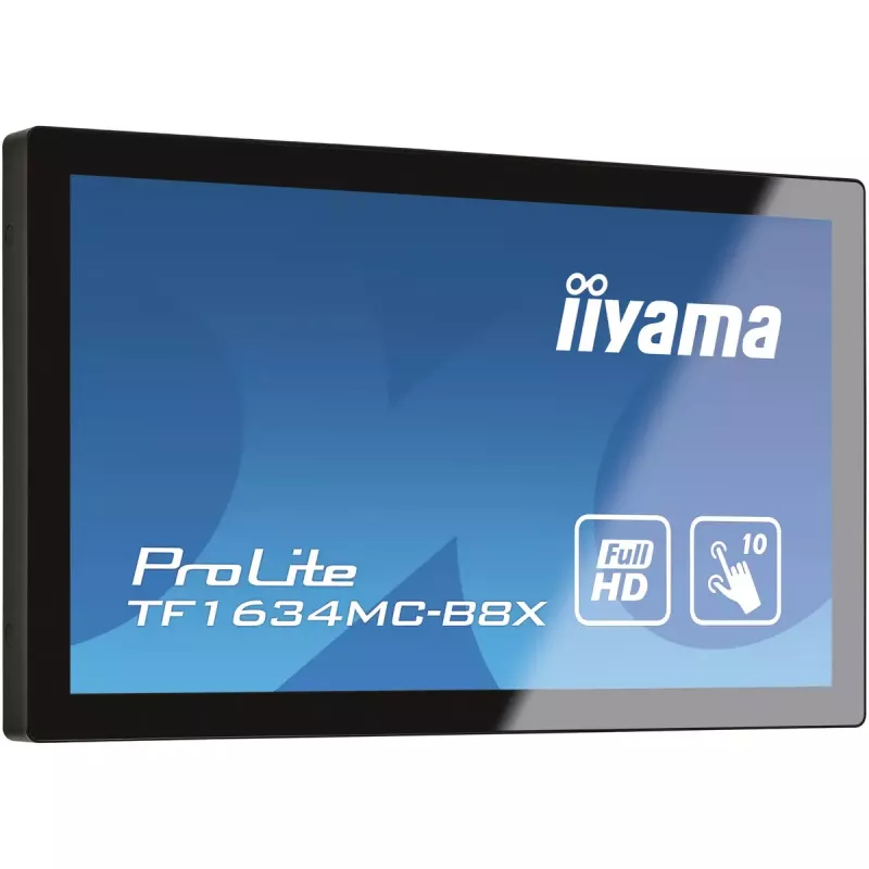 iiyama ProLite TF1634MC-B8X Computer-Monitor 39,6 cm (15,6 Zoll) 1920 x 1080 Pixel Full HD LED Touchscreen Multi-User Schwarz