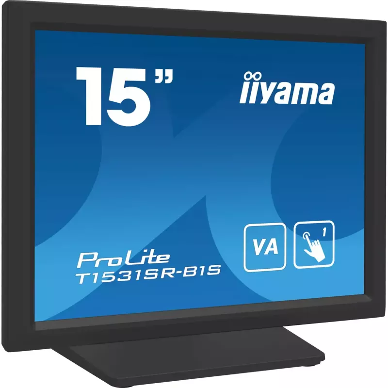 iiyama T1531SR-B1S Computer-Monitor 38,1 cm (15 Zoll) 1024 x 768 Pixel XGA LCD Touchscreen Schwarz