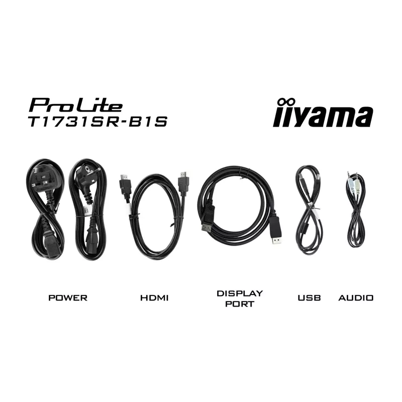 iiyama ProLite T1731SR-B1S Computer Monitor 43,2 cm (17 Zoll) 1280 x 1024 Pixel SXGA LCD Touchscreen Schwarz