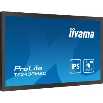 iiyama TF2438MSC-B1 Computer Monitor 60,5 cm (23,8 Zoll) 1920 x 1080 Pixel Full HD LED Touchscreen Schwarz