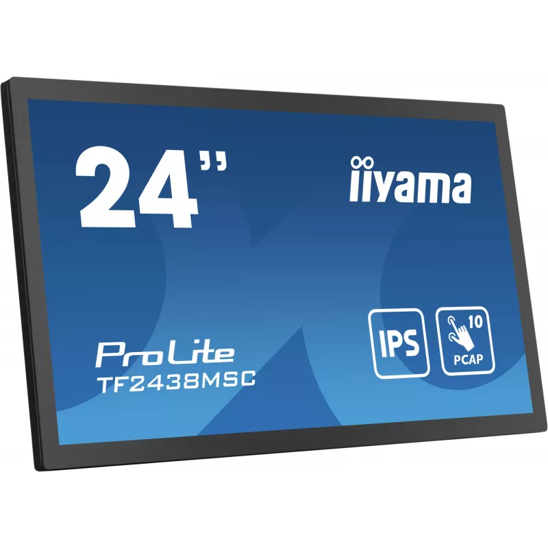 iiyama TF2438MSC-B1 Computer Monitor 60,5 cm (23,8 Zoll) 1920 x 1080 Pixel Full HD LED Touchscreen Schwarz