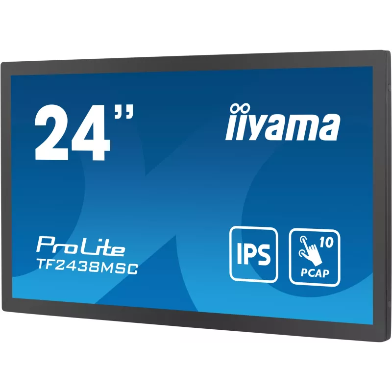 iiyama TF2438MSC-B1 Computer Monitor 60,5 cm (23,8 Zoll) 1920 x 1080 Pixel Full HD LED Touchscreen Schwarz