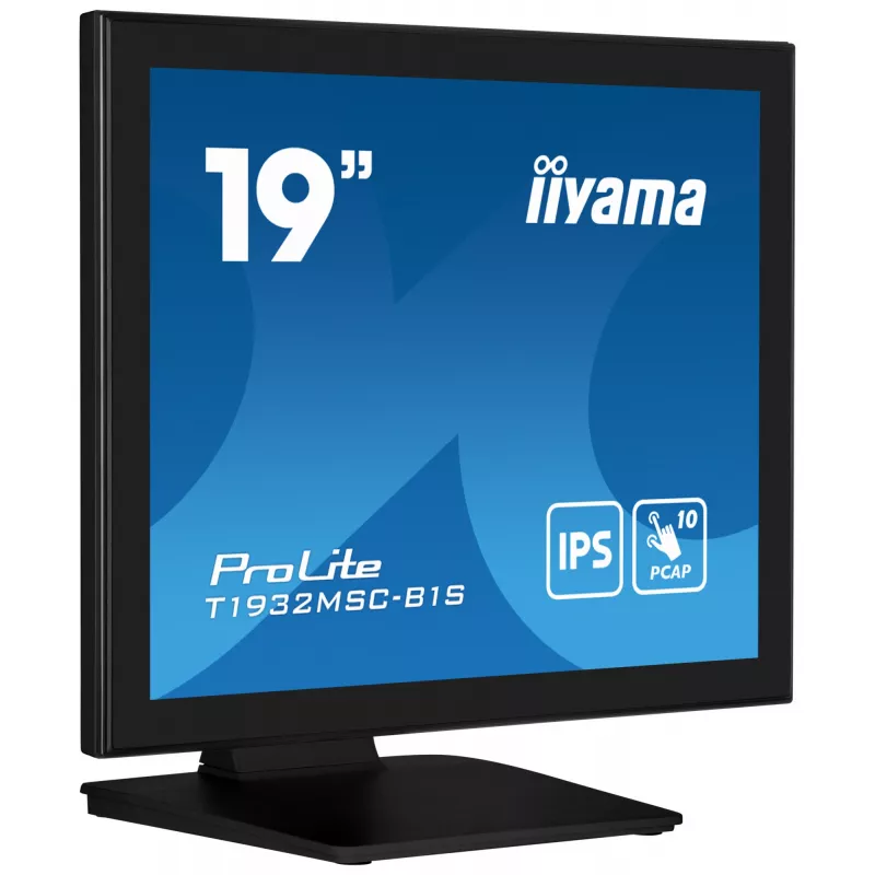 iiyama ProLite T1932MSC-B1S Computer Monitor 48,3 cm (19 Zoll) 1280 x 1024 Pixel Full HD LED Touchscreen Tisch Schwarz