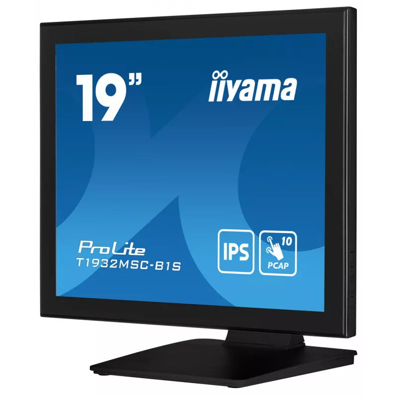 iiyama ProLite T1932MSC-B1S Computer Monitor 48,3 cm (19 Zoll) 1280 x 1024 Pixel Full HD LED Touchscreen Tisch Schwarz