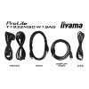 iiyama ProLite T1932MSC-W1SAG Computer-Monitor 48,3 cm (19 Zoll) 1280 x 1024 Pixel Full HD LED Touchscreen Tischplatte Weiß