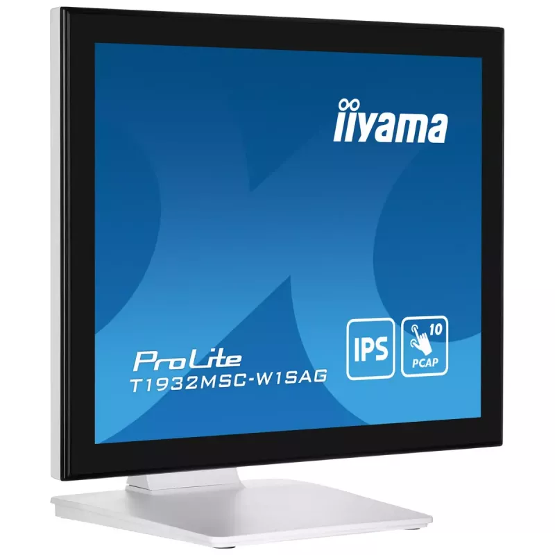 iiyama ProLite T1932MSC-W1SAG Computer-Monitor 48,3 cm (19 Zoll) 1280 x 1024 Pixel Full HD LED Touchscreen Tischplatte Weiß