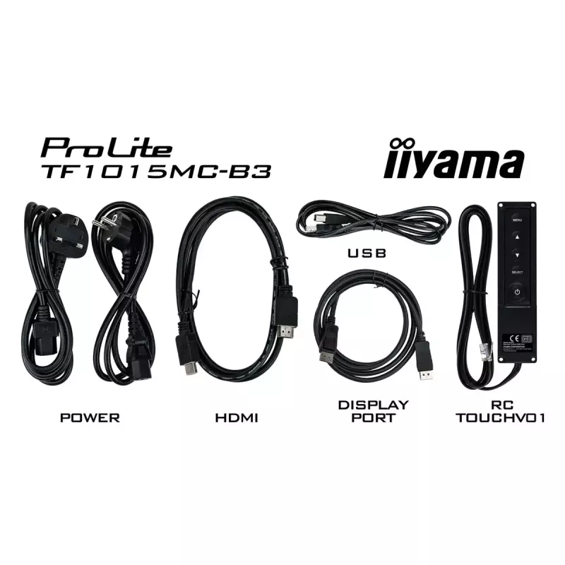 iiyama TF1015MC-B3 Computer-Monitor 25,6 cm (10,1 Zoll) 1280 x 800 Pixel HD LED Touchscreen Schwarz