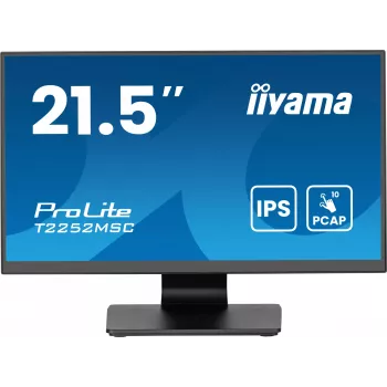 iiyama ProLite T2252MSC-B2AG Computer-Monitor 54,6 cm (21,5 Zoll) 1920 x 1080 Pixel Full HD LCD Touchscreen Schwarz