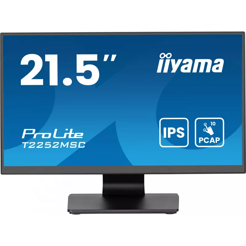 iiyama ProLite T2252MSC-B2AG Computer-Monitor 54,6 cm (21,5 Zoll) 1920 x 1080 Pixel Full HD LCD Touchscreen Schwarz