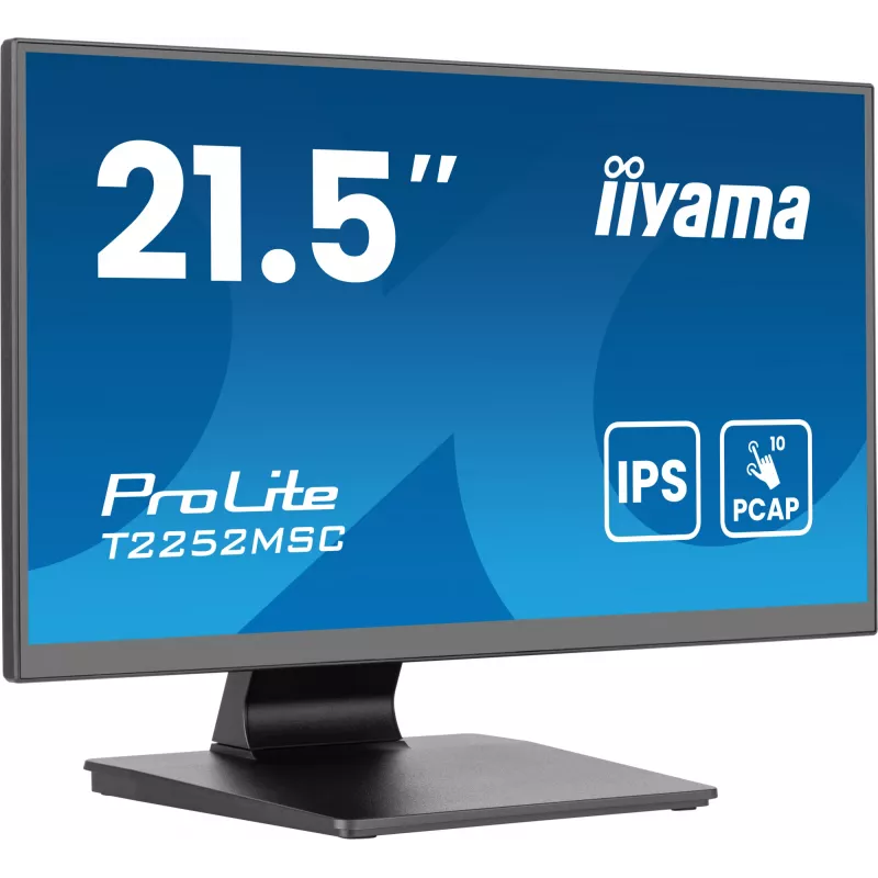 iiyama ProLite T2252MSC-B2AG Computer-Monitor 54,6 cm (21,5 Zoll) 1920 x 1080 Pixel Full HD LCD Touchscreen Schwarz
