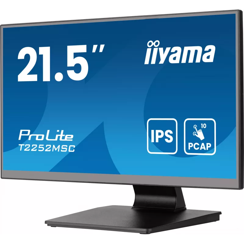 iiyama ProLite T2252MSC-B2AG Computer-Monitor 54,6 cm (21,5 Zoll) 1920 x 1080 Pixel Full HD LCD Touchscreen Schwarz