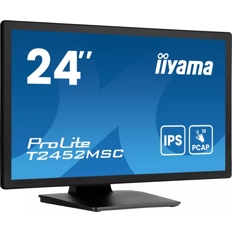 iiyama ProLite T2452MSC-B1AG Computer-Monitor 60,5 cm (23,8 Zoll) 1920 x 1080 Pixel Full HD LED Touchscreen Schwarz