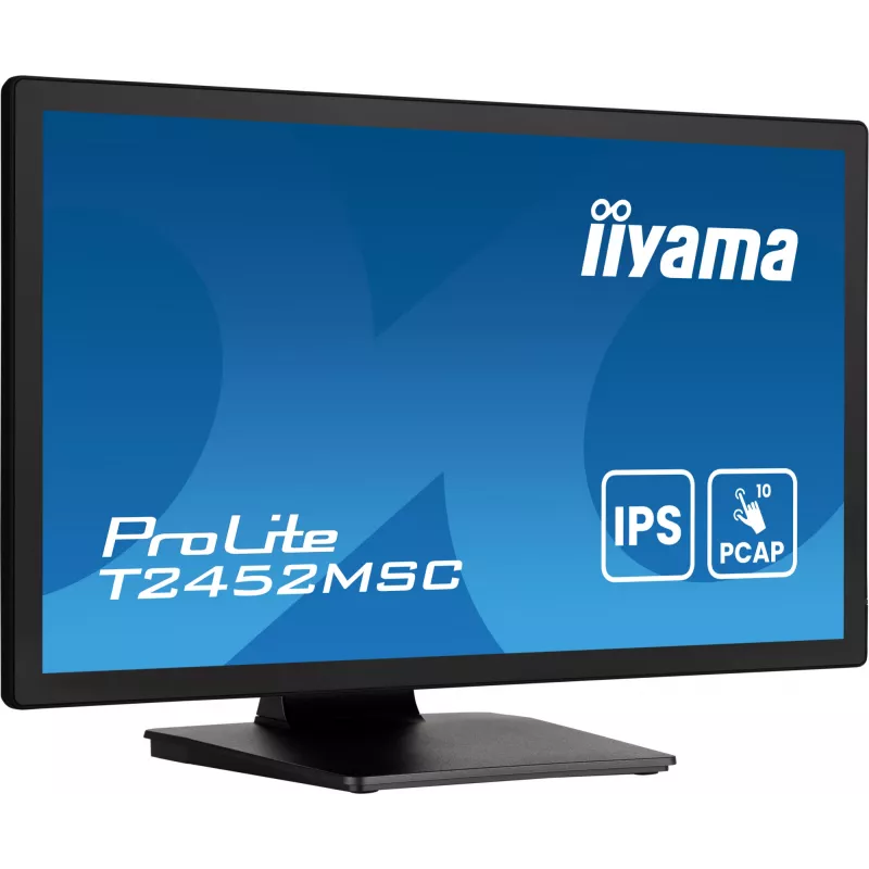 iiyama ProLite T2452MSC-B1AG Computer-Monitor 60,5 cm (23,8 Zoll) 1920 x 1080 Pixel Full HD LED Touchscreen Schwarz