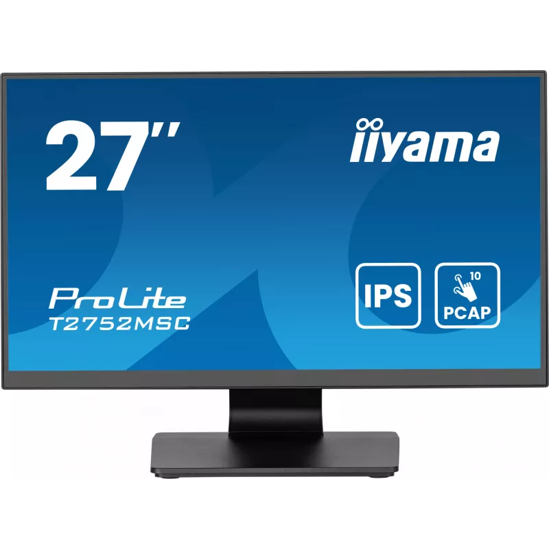 iiyama ProLite T2752MSC-B1AG Computer-Monitor 68,6 cm (27 Zoll) 1920 x 1080 Pixel Full HD LED Touchscreen Schwarz