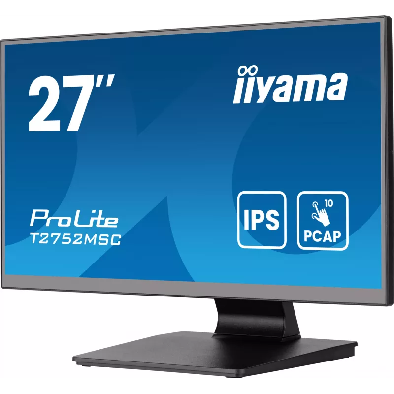 iiyama ProLite T2752MSC-B1AG Computer-Monitor 68,6 cm (27 Zoll) 1920 x 1080 Pixel Full HD LED Touchscreen Schwarz