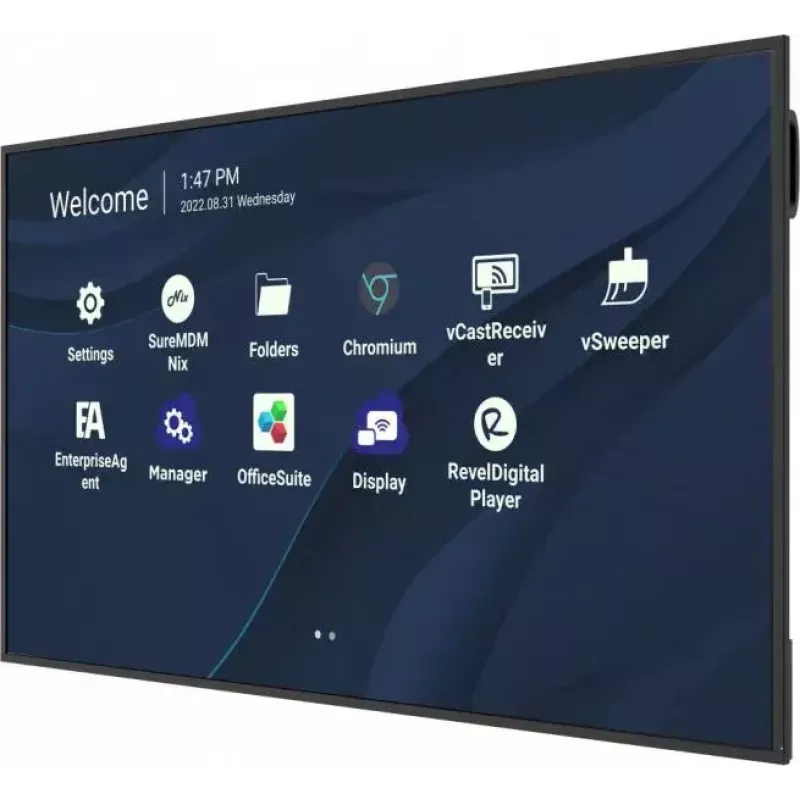Viewsonic CDE7530 Signage Display 190,5 cm (75 Zoll) Wi-Fi 450 cd/m² 4K Ultra HD Schwarz Integrierter Prozessor Android 11