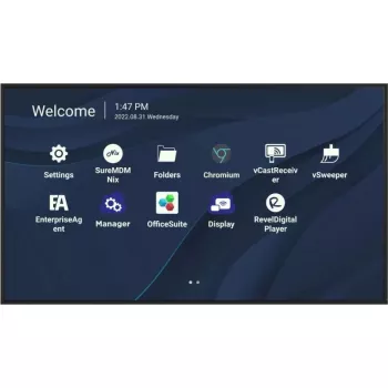 Viewsonic CDE7530 Signage Display 190,5 cm (75 Zoll) Wi-Fi 450 cd/m² 4K Ultra HD Schwarz Integrierter Prozessor Android 11