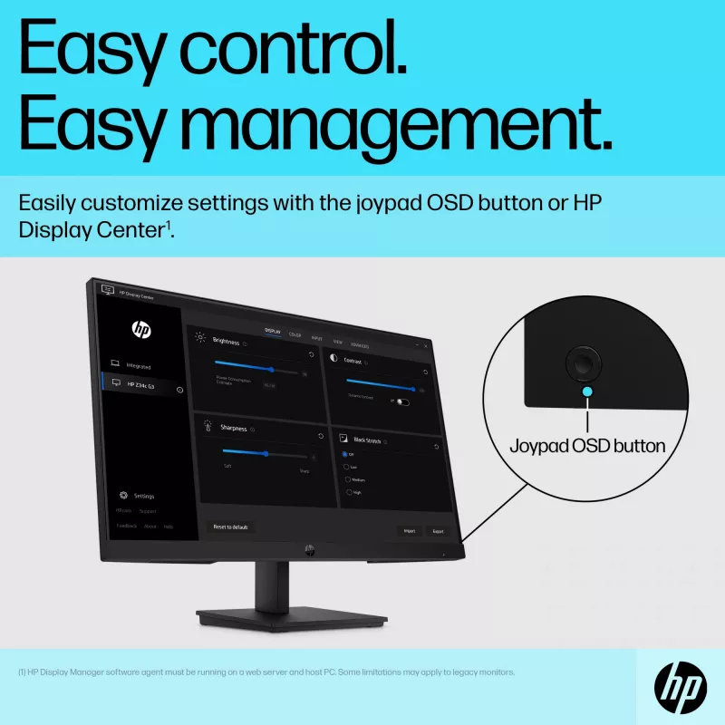 Monitor HP P24v G5 23,8 Zoll Full HD LCD 1920x1080