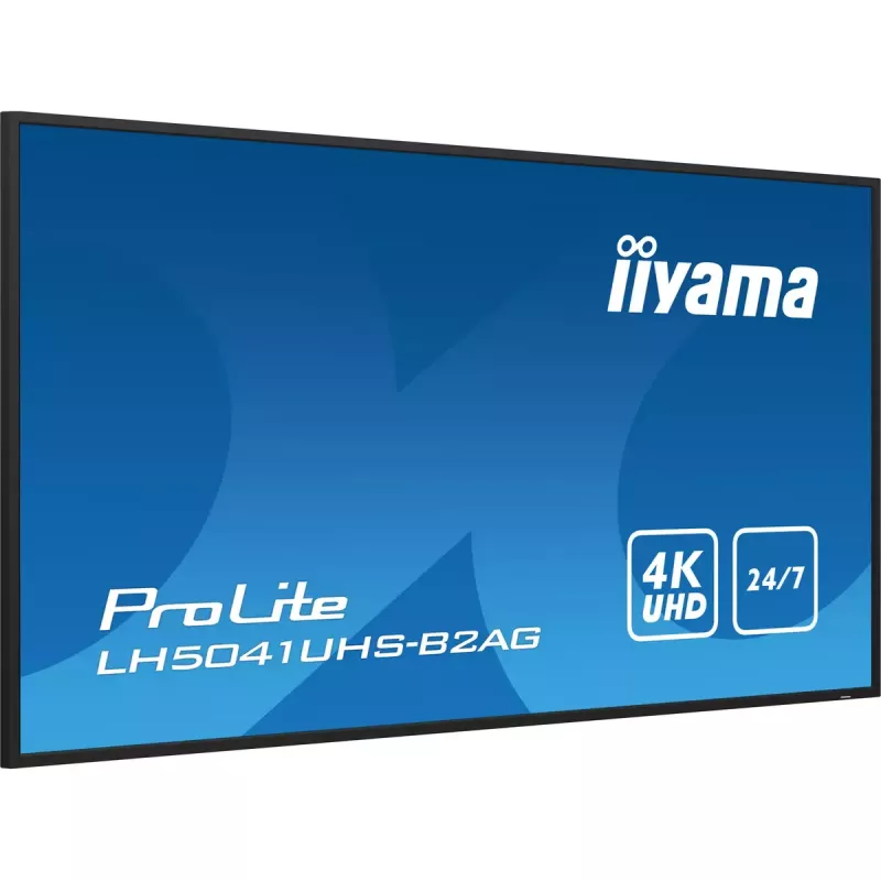 iiyama LH5041UHS-B2AG Signage Display Digitaler Werbebildschirm Flachbildschirm 127 cm (50 Zoll) LCD 500 cd/m² 4K Ultra HD Schwarz 24/7