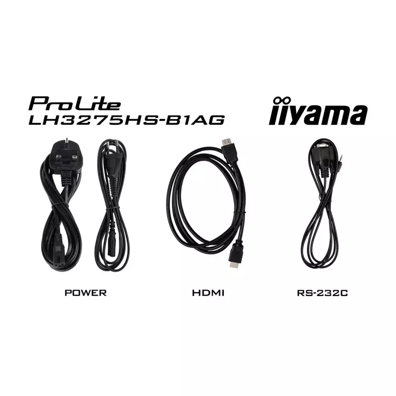Digital-Signage-Flachbildschirm iiyama LH3275HS-B1AG 32 Zoll LCD Full HD 1920 x 1080