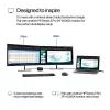 HP Series 5 Pro 24 Zoll WUXGA Monitor - 524pn, 61 cm (24 Zoll), 1920 x 1200 Pixel, WUXGA, LCD, 5 ms, Schwarz