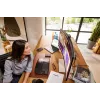 HP Series 7 Pro 34 Zoll WQHD Konferenzmonitor - 734pm, 86,4 cm (34 Zoll), 3440 x 1440 Pixel, Wide Quad HD, LCD, 5 ms, Schwarz, Silber