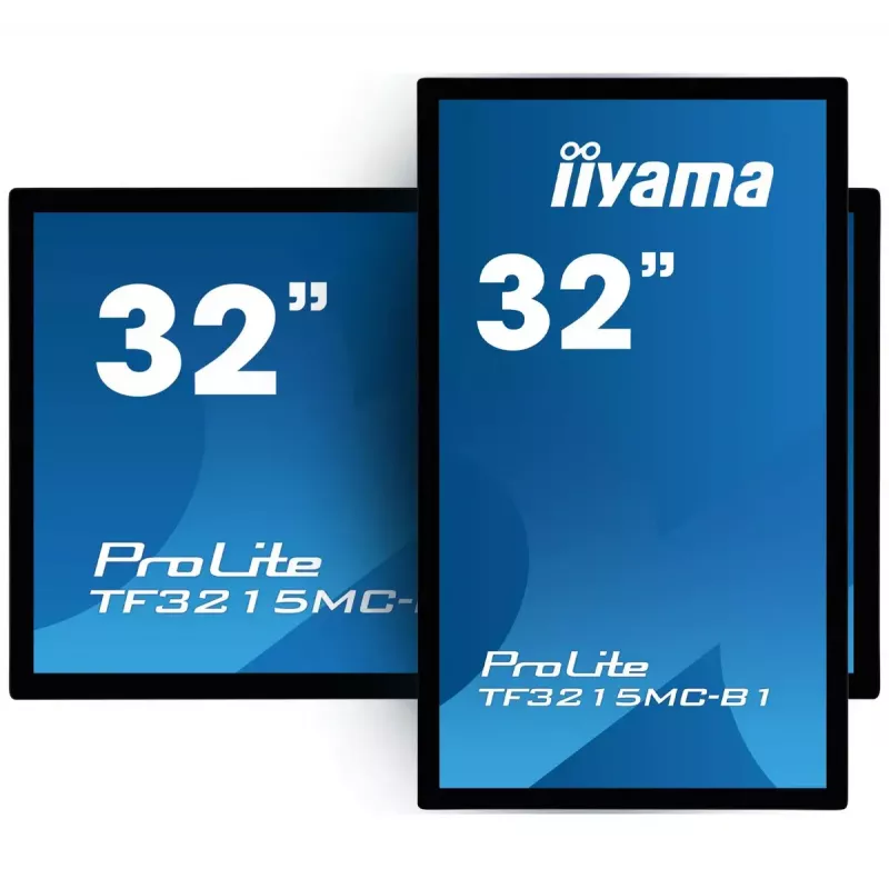 iiyama ProLite TF3215MC-B2 Computer-Monitor 80 cm (31,5 Zoll) 1920 x 1080 Pixel Full HD LED Touchscreen Kiosk Schwarz