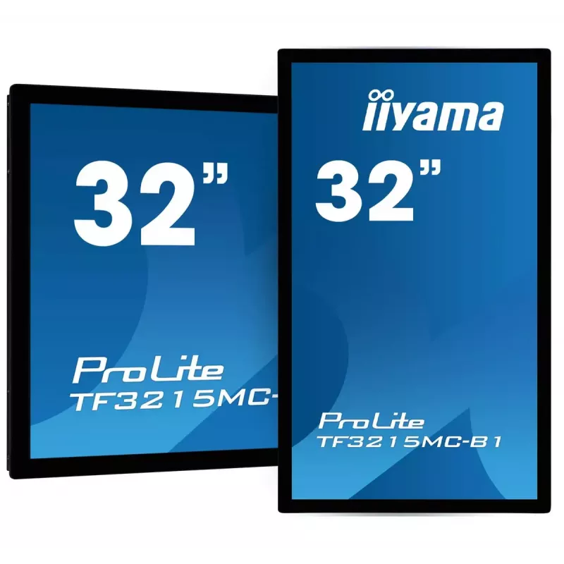 iiyama ProLite TF3215MC-B2 Computer-Monitor 80 cm (31,5 Zoll) 1920 x 1080 Pixel Full HD LED Touchscreen Kiosk Schwarz