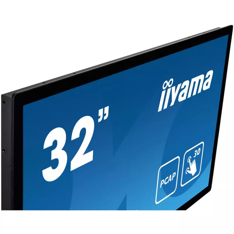 iiyama ProLite TF3215MC-B2 Computer-Monitor 80 cm (31,5 Zoll) 1920 x 1080 Pixel Full HD LED Touchscreen Kiosk Schwarz