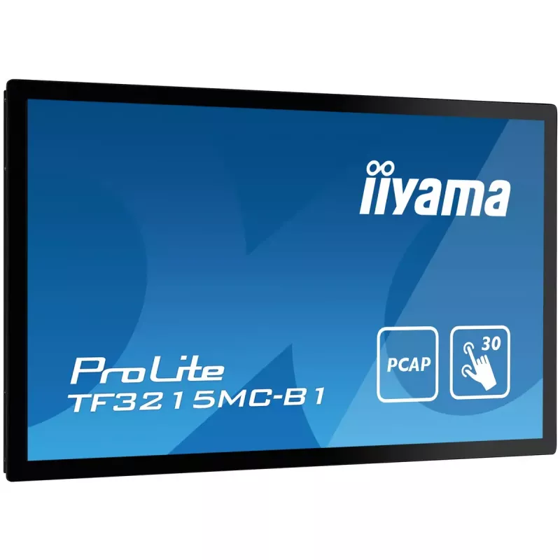 iiyama ProLite TF3215MC-B2 Computer-Monitor 80 cm (31,5 Zoll) 1920 x 1080 Pixel Full HD LED Touchscreen Kiosk Schwarz