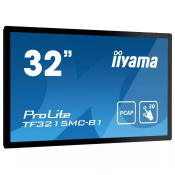 iiyama ProLite TF3215MC-B2 Computer-Monitor 80 cm (31,5 Zoll) 1920 x 1080 Pixel Full HD LED Touchscreen Kiosk Schwarz