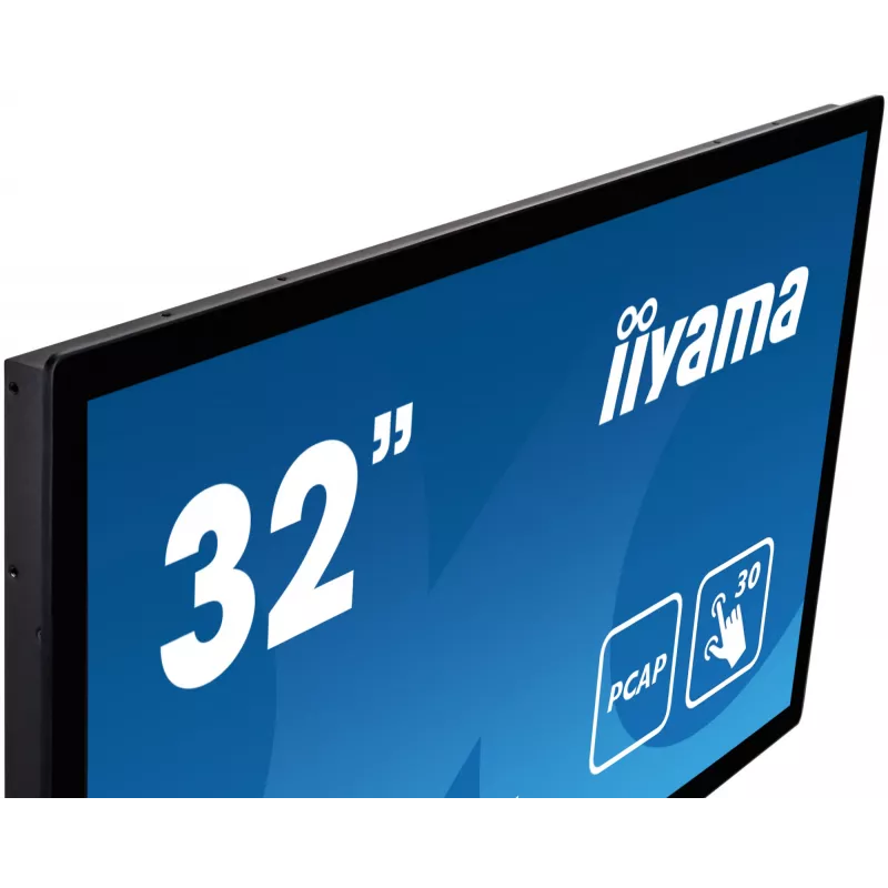iiyama ProLite TF3215MC-B2AG Computer-Monitor 80 cm (31,5 Zoll) 1920 x 1080 Pixel Full HD LED Touchscreen Kiosk Schwarz