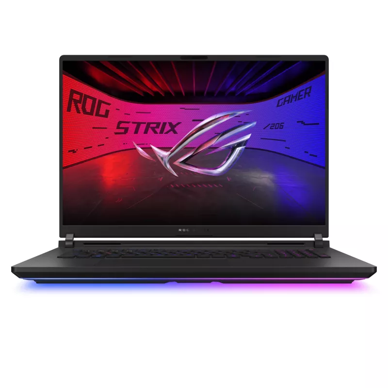 ASUS ROG Strix SCAR 18 G835LX-SA008W Intel Core Ultra 9 275HX Laptop 45,7 cm (18 Zoll) WQXGA 64 GB DDR5-SDRAM 2 TB SSD NVIDIA GeForce RTX 5090 Wi-Fi 7 (802.11be) Windows 11 Home Deutsch Schwarz