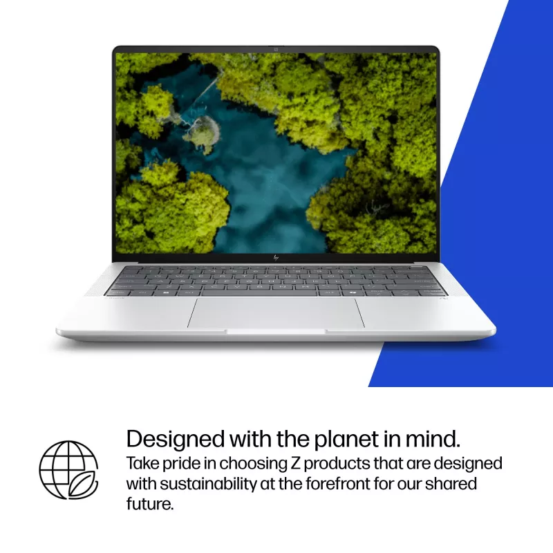 HP ZBook Ultra G1a Copilot+ PC AMD Ryzen AI Max PRO 390 35,6 cm (14 Zoll) WUXGA 32 GB LPDDR5x-SDRAM Wi-Fi 7 (802.11be) Windows 11 Pro AI Workstation, AI PC Silber