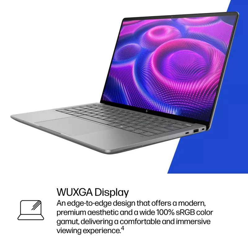 HP ZBook Ultra G1a Copilot+ PC AMD Ryzen AI Max PRO 390 35,6 cm (14 Zoll) WUXGA 32 GB LPDDR5x-SDRAM Wi-Fi 7 (802.11be) Windows 11 Pro AI Workstation, AI PC Silber