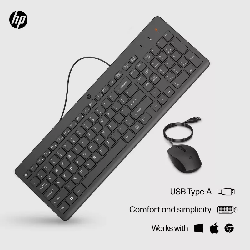 HP 150 Kabelgebundene Maus und Tastatur