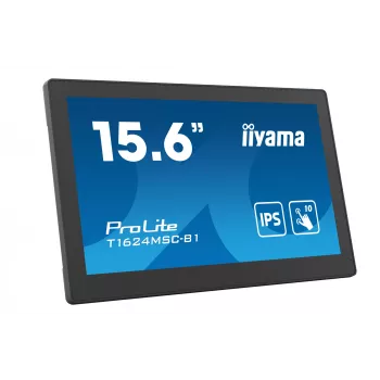 iiyama T1624MSC-B1 Computer-Monitor 39,6 cm (15,6 Zoll) 1920 x 1080 Pixel Full HD LED Touchscreen Schwarz
