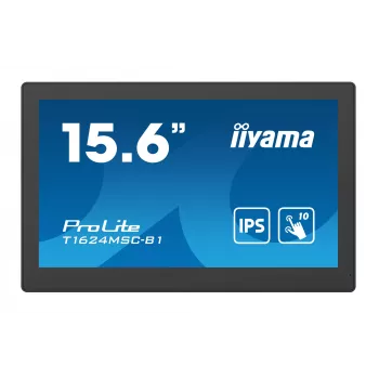iiyama T1624MSC-B1 Computer-Monitor 39,6 cm (15,6 Zoll) 1920 x 1080 Pixel Full HD LED Touchscreen Schwarz