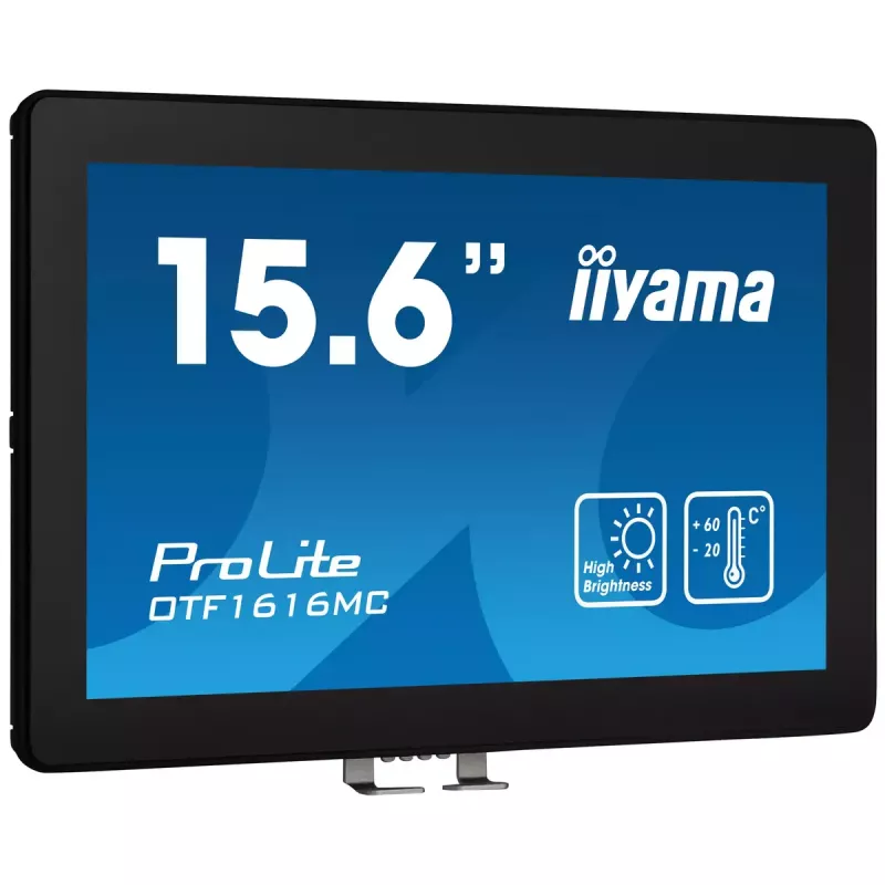 iiyama OTF1616MC-B1 Computer-Monitor 39,6 cm (15,6 Zoll) 1920 x 1080 Pixel Full HD LCD Touchscreen Schwarz