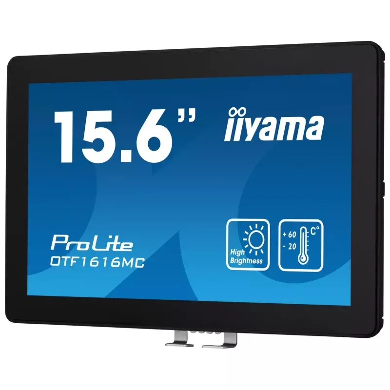 iiyama OTF1616MC-B1 Computer-Monitor 39,6 cm (15,6 Zoll) 1920 x 1080 Pixel Full HD LCD Touchscreen Schwarz