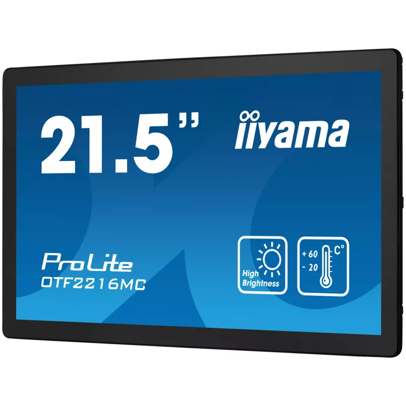 iiyama OTF2216MC-B1 Computermonitor 54,6 cm (21,5 Zoll) 1920 x 1080 Pixel Full HD LCD Touchscreen Schwarz